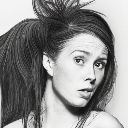 An image of a woman with long, tangled hair, looking frustrated and overwhelmed. She is trying to detangle her hair with a brush, but the knots are too difficult to manage. The caption reads: "Don't let your hair care
